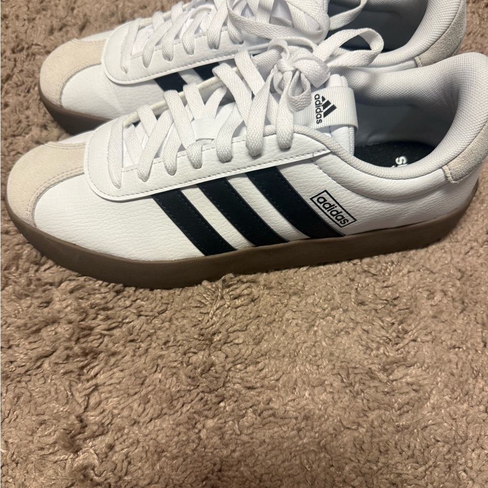 Adidas Vl Court 3.0 Womens Sneakers - Sz 9 1/2 Women’s - Picture 6 of 9